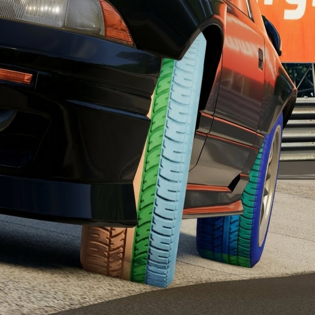 Vitamin A Tire Contact Monitor